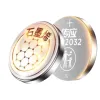 Silver button battery 3V CR2032, environmentally friendly and mercury-free, specifically designed for electronic devices Item Picture